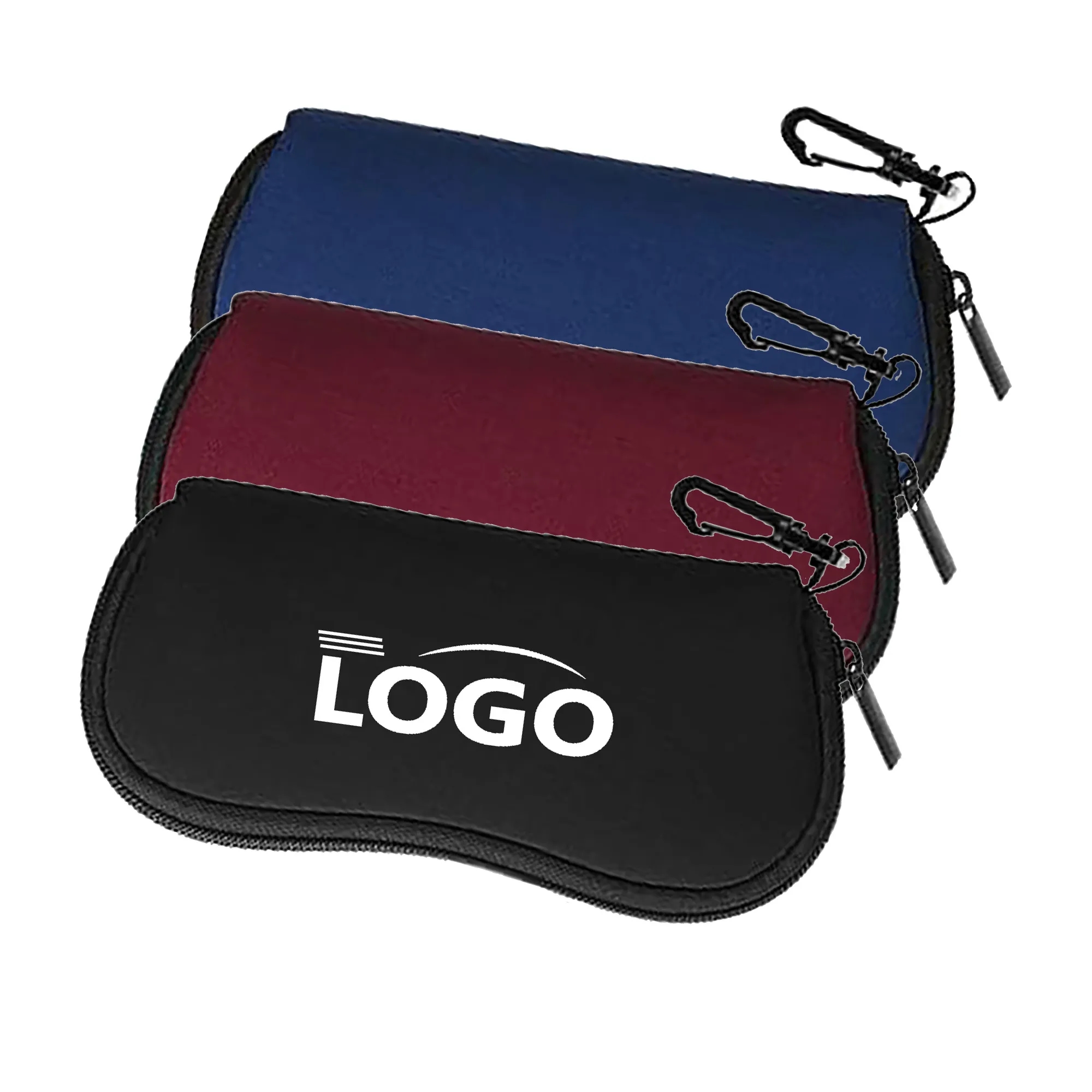 Zipper Neoprene Eyeglass Case Protection Sunglasses 1