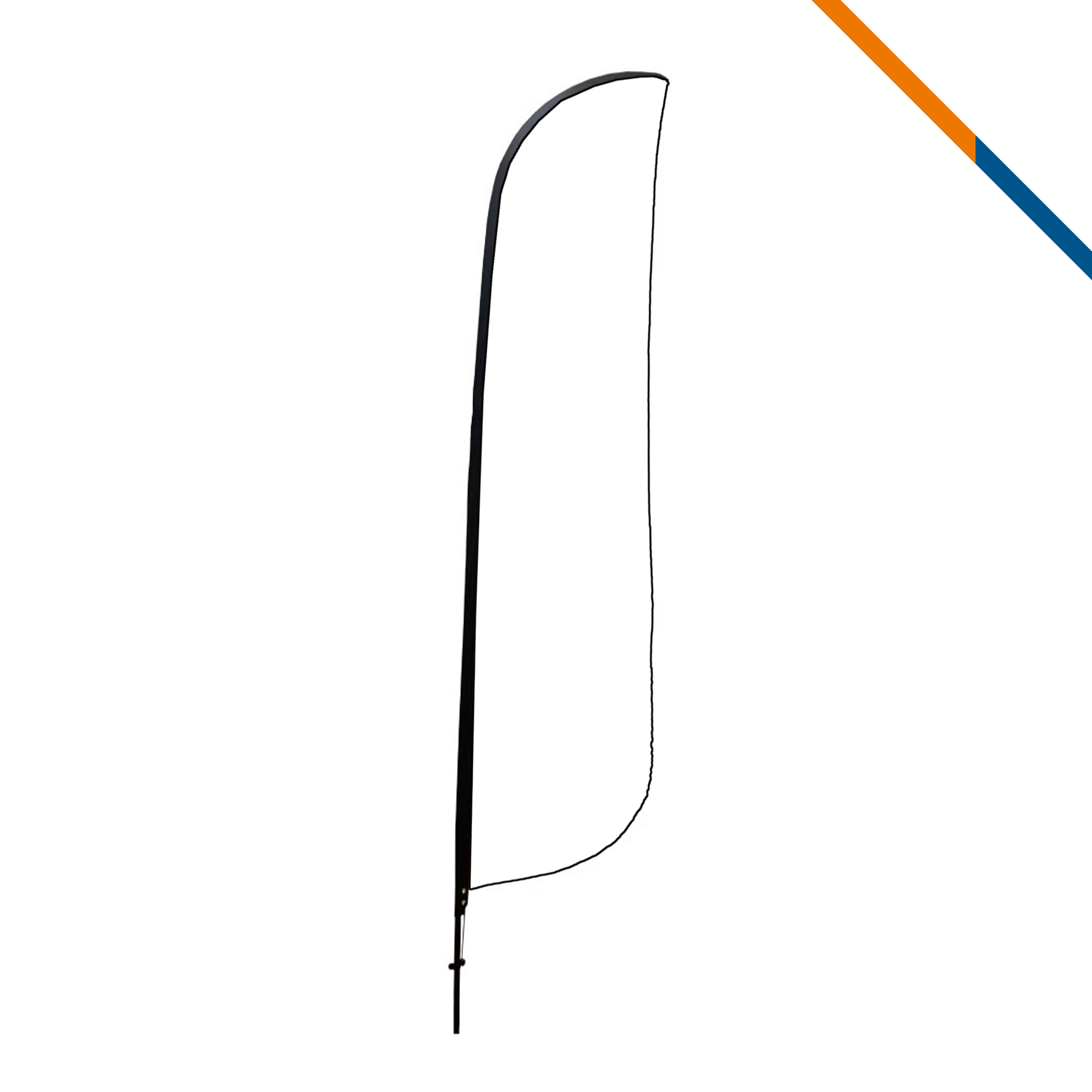 16.5' Aries Single-Sided Feather Flag 5
