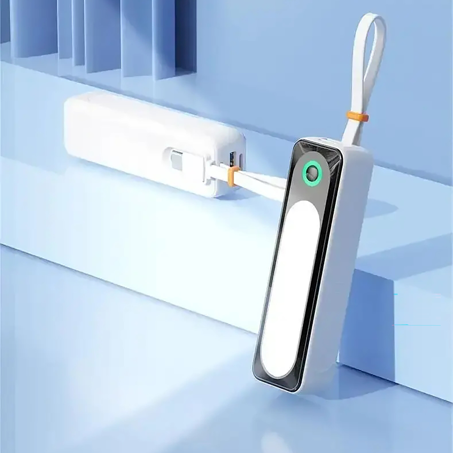 Mini Portable 5000mAh Pocket Power Bank With Led Lighting 5