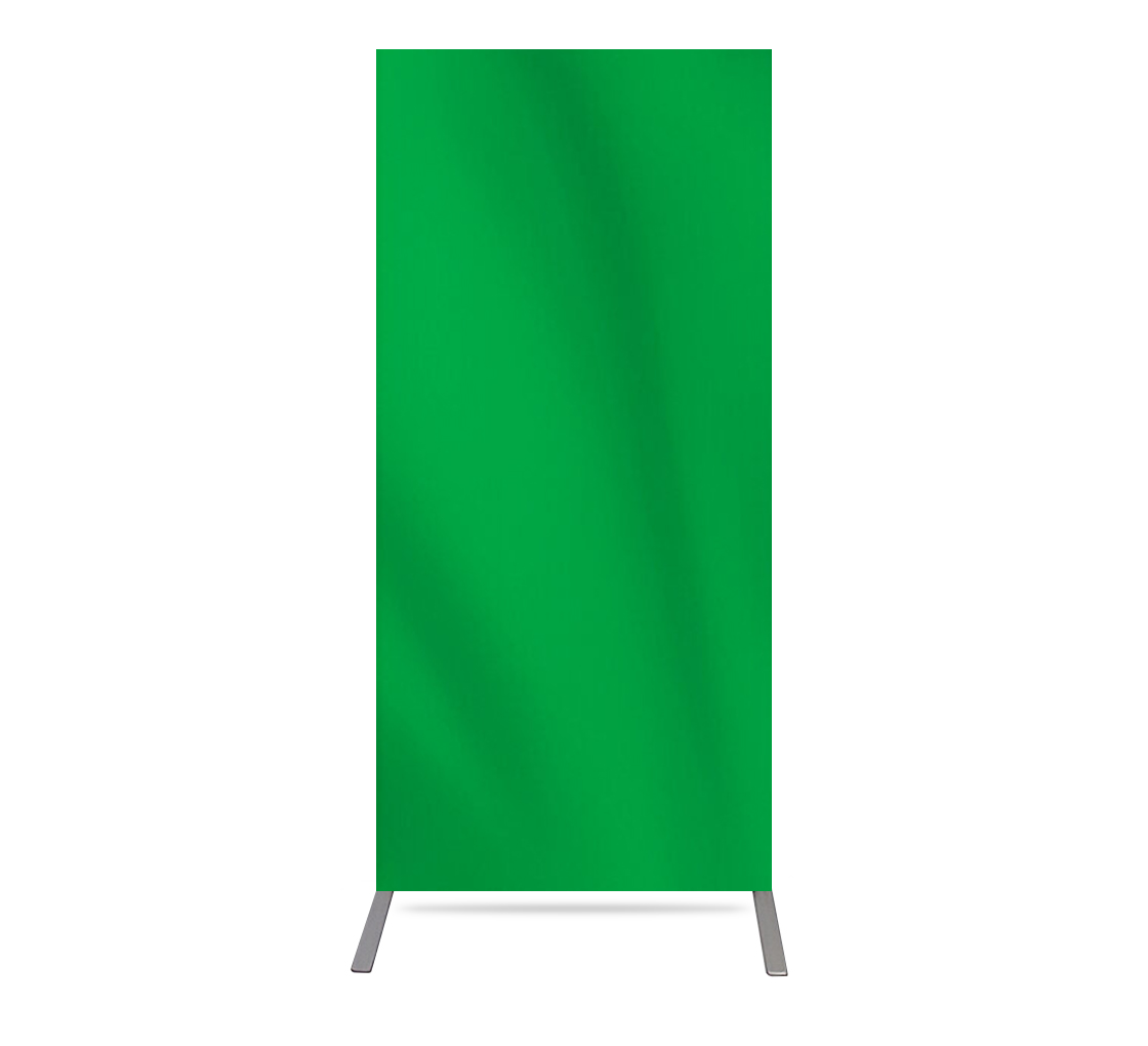 2' x 6.5' Economy Green Screen Backdrop Stands 4