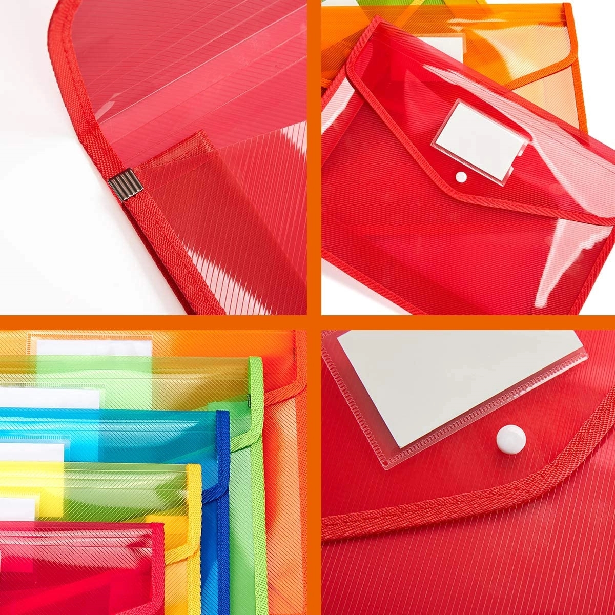 Clear Plastic Document Folder 2