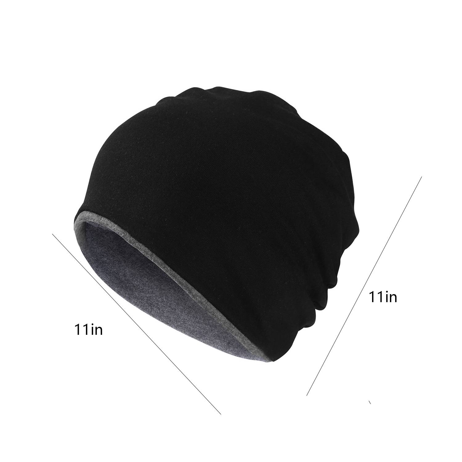 Autumn And Winter Color Matching Separately Capped Head Cap 4