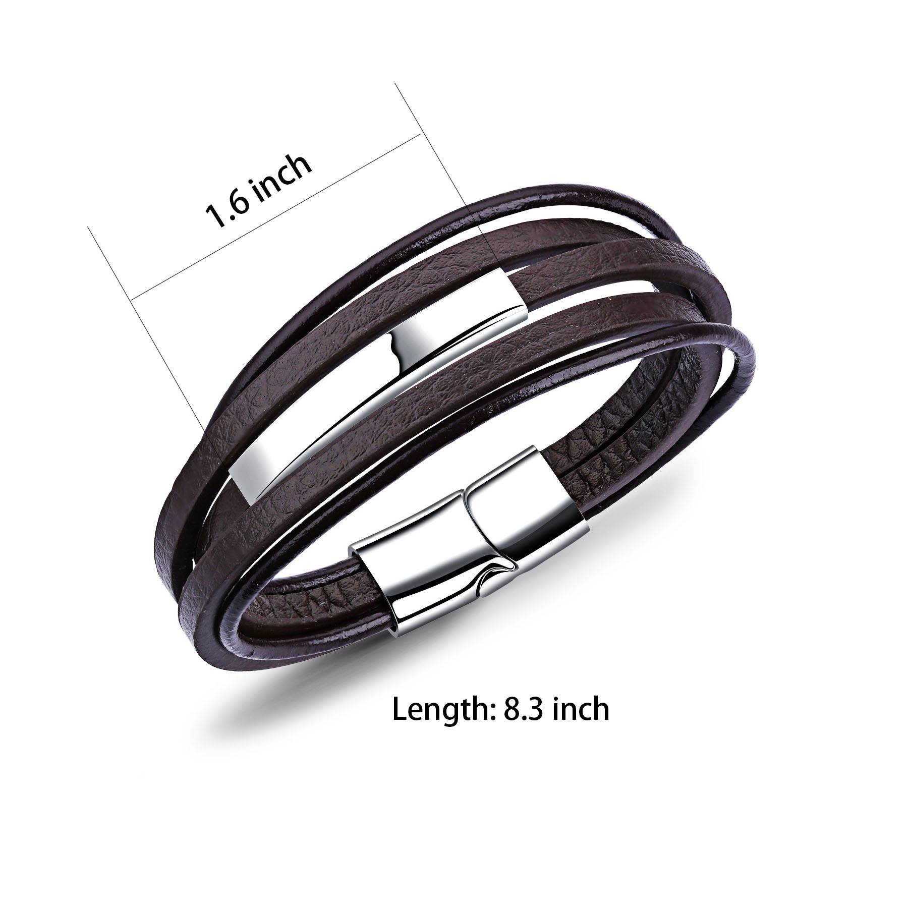 PU multi-layer fashion creative bracelet 2