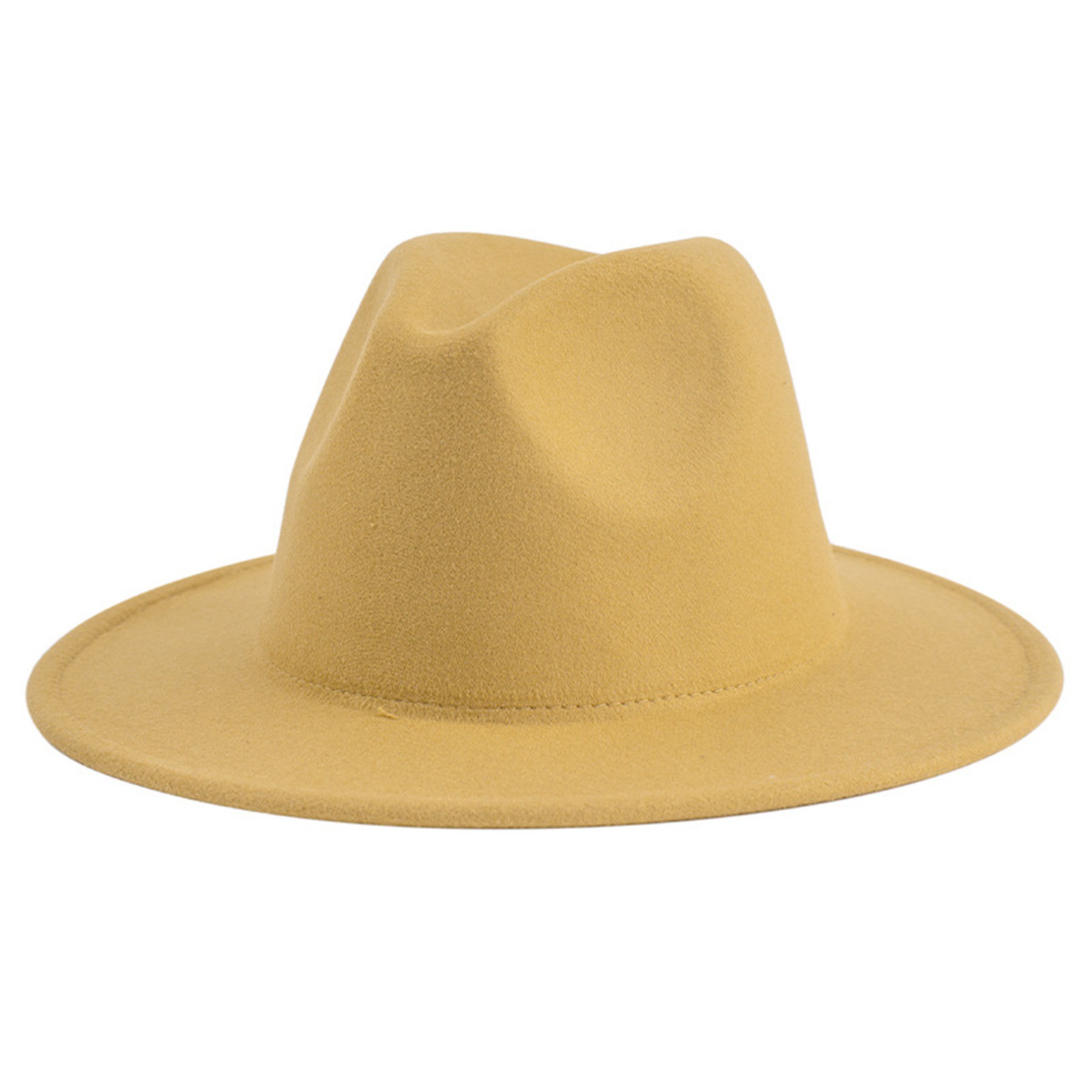 Classic Wide Brim Fedora Hat 9