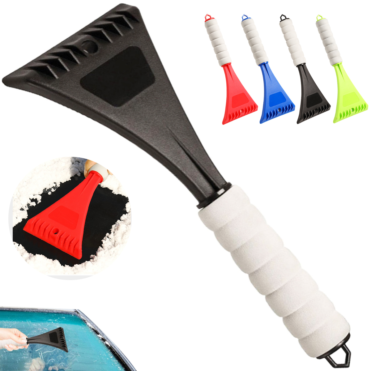 Foam Grip Ice Scraper for Cars 5