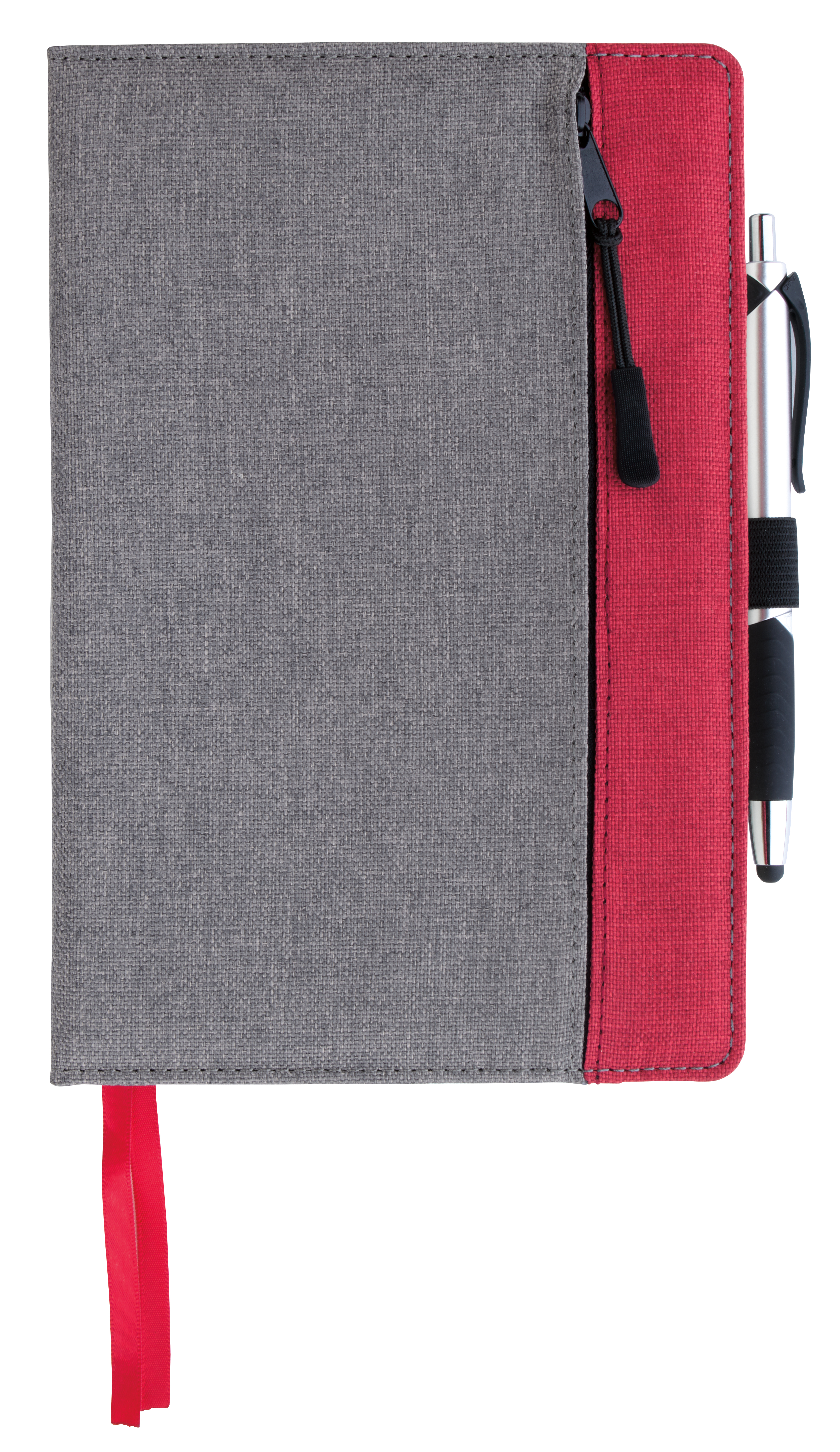 Good Value™ Front Zip Pocket Journal