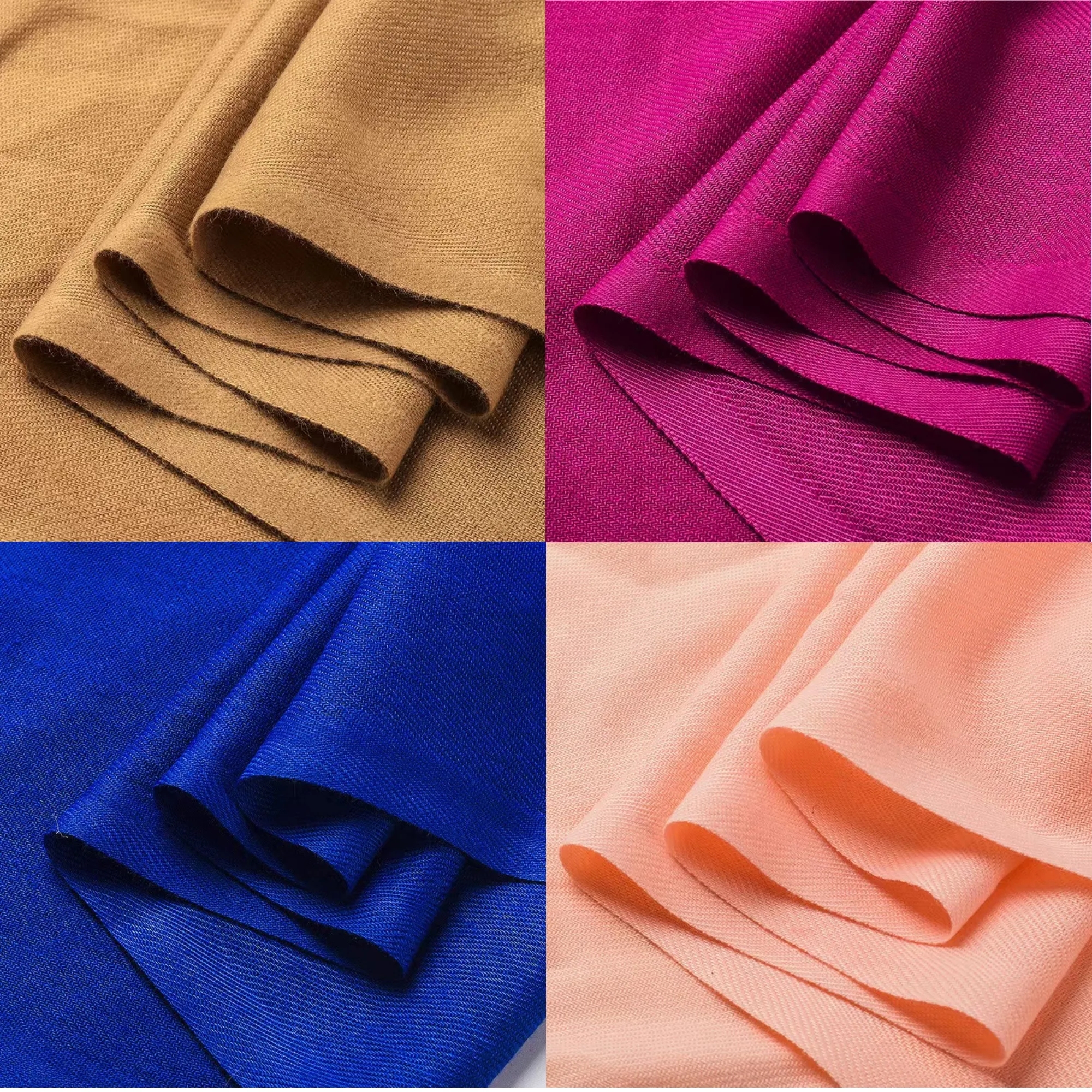 Solid Color Cashmere-like Shawl Scarf 3