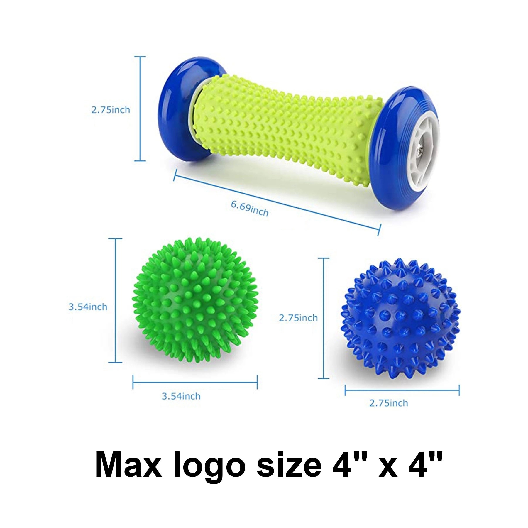 Plantar Fasciitis Ball Roller Massager Set 2