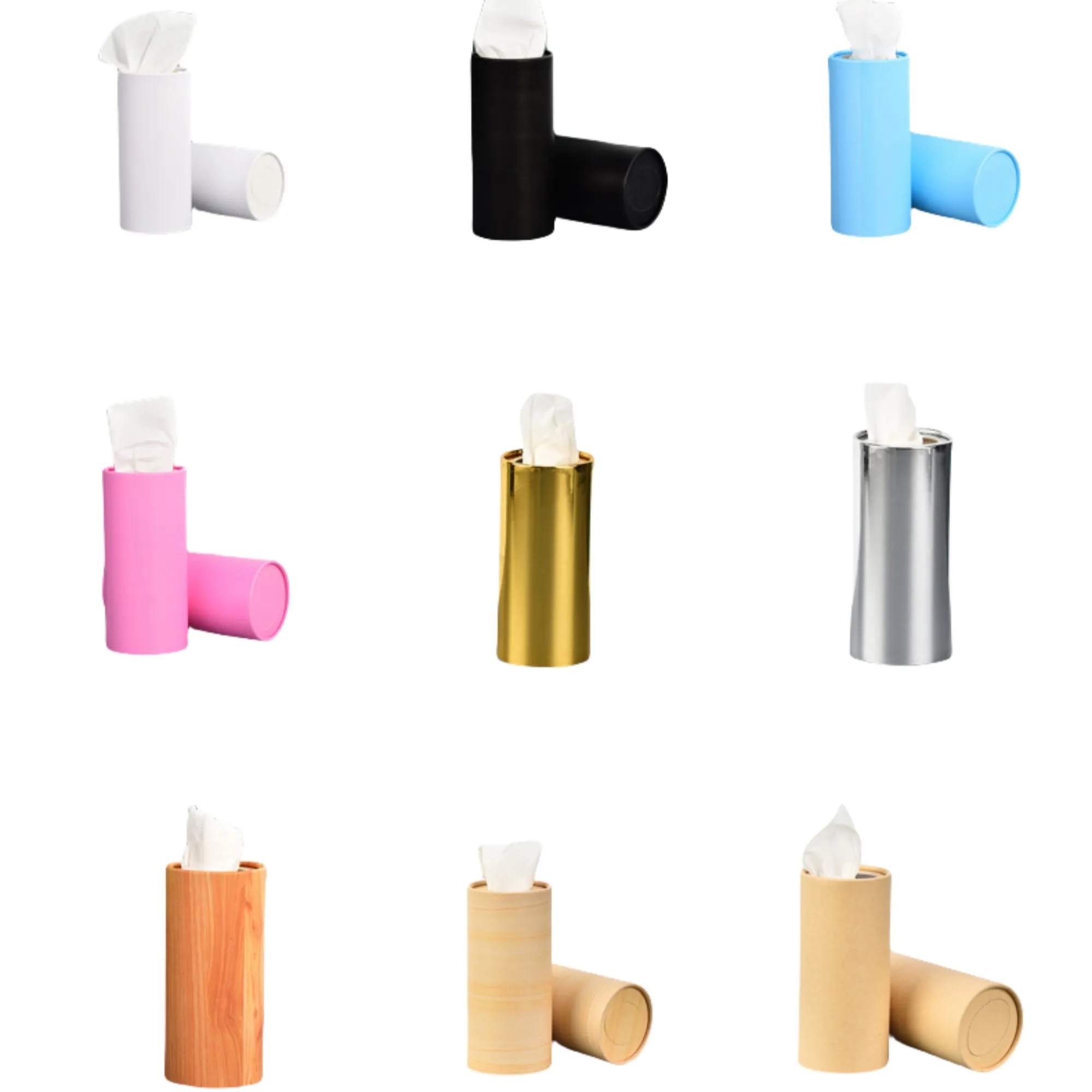 Minimalist PU Leather Tissue Pouch 5