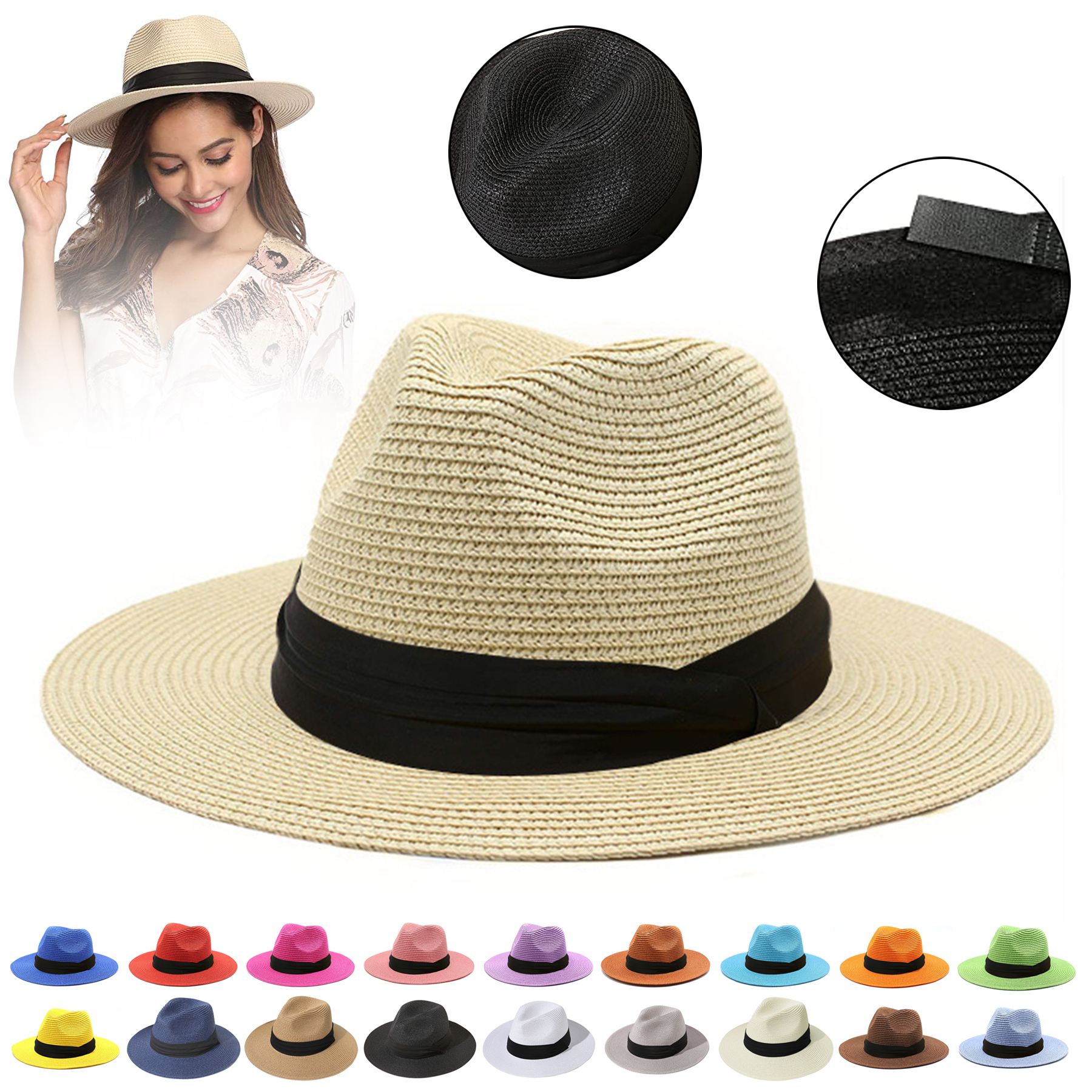 Panama Sun Straw Hat 1