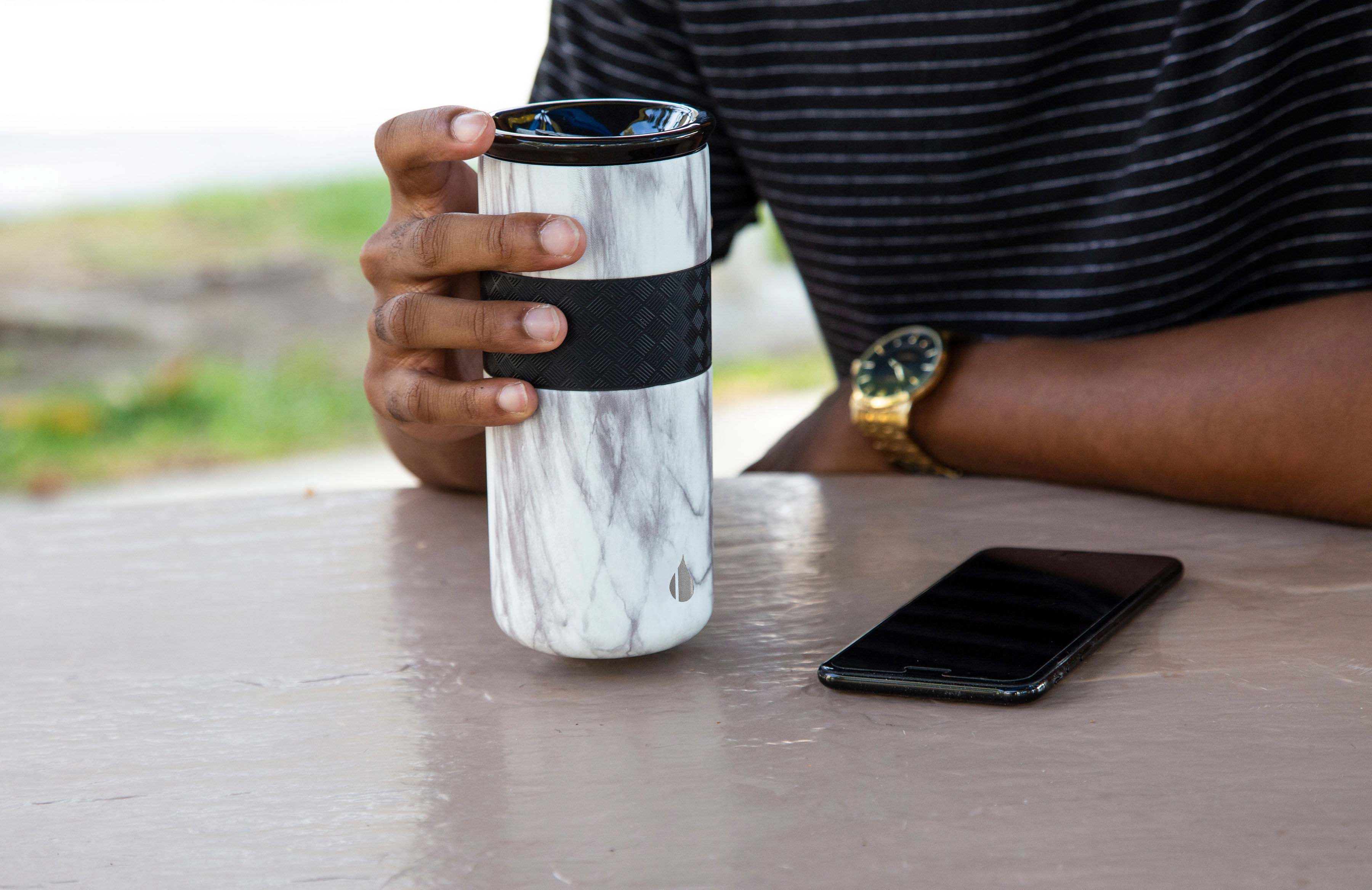 Elemental® Artisan 16oz Stainless Steel Tumbler with Ceramic Lid 1