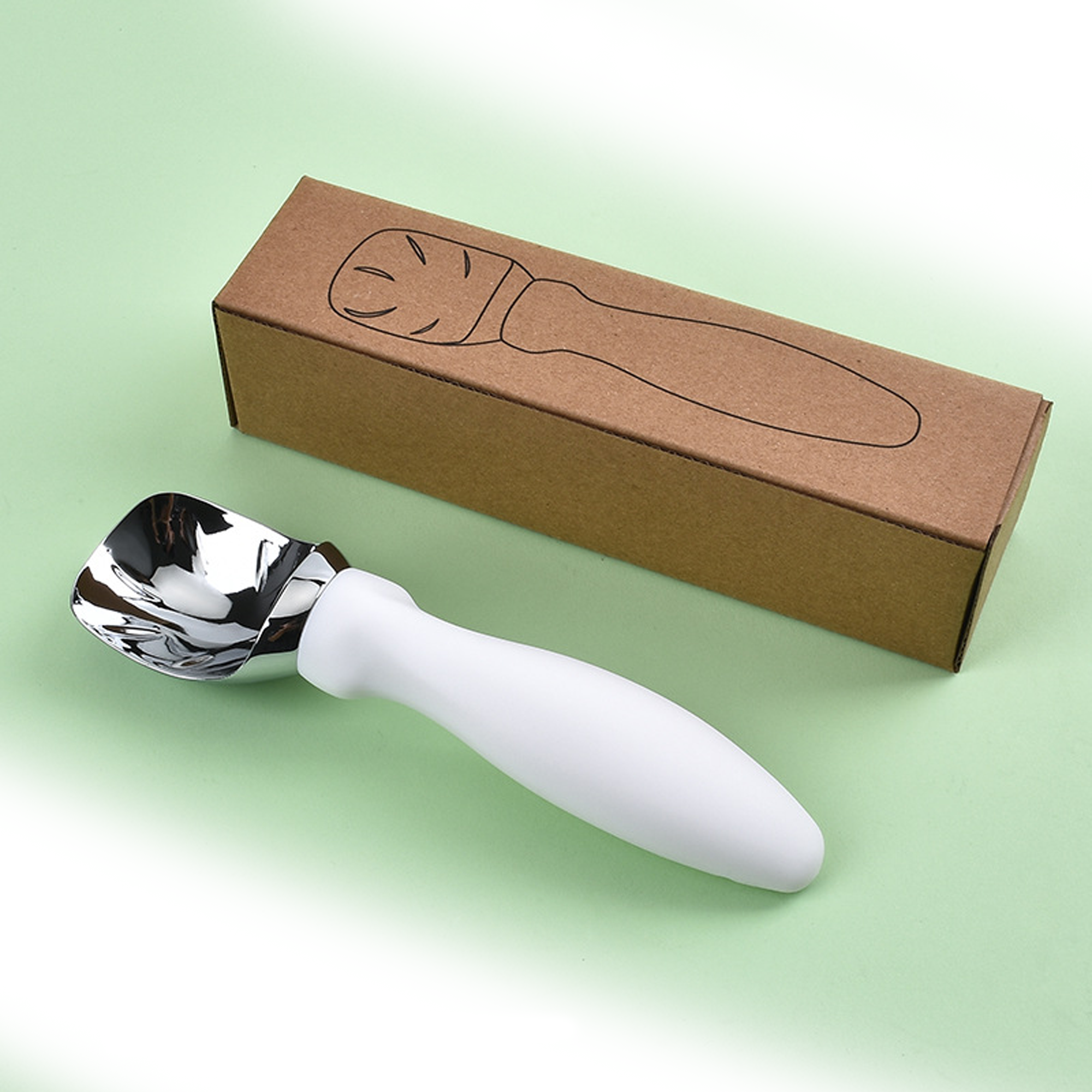 Multifunctional Stainless Steel Ice Cream Scoop Scooper 2