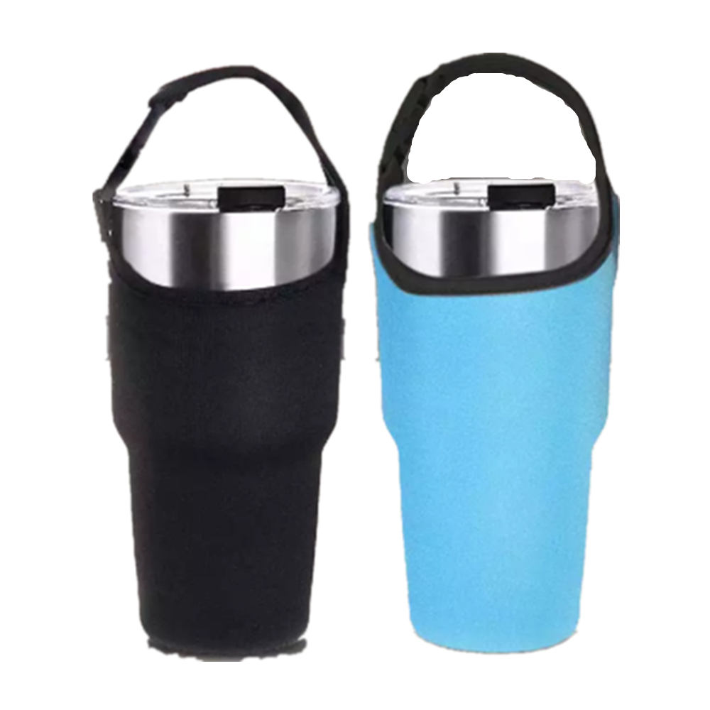Neoprene Insulated Sleeves Cup Holder with Handle 10