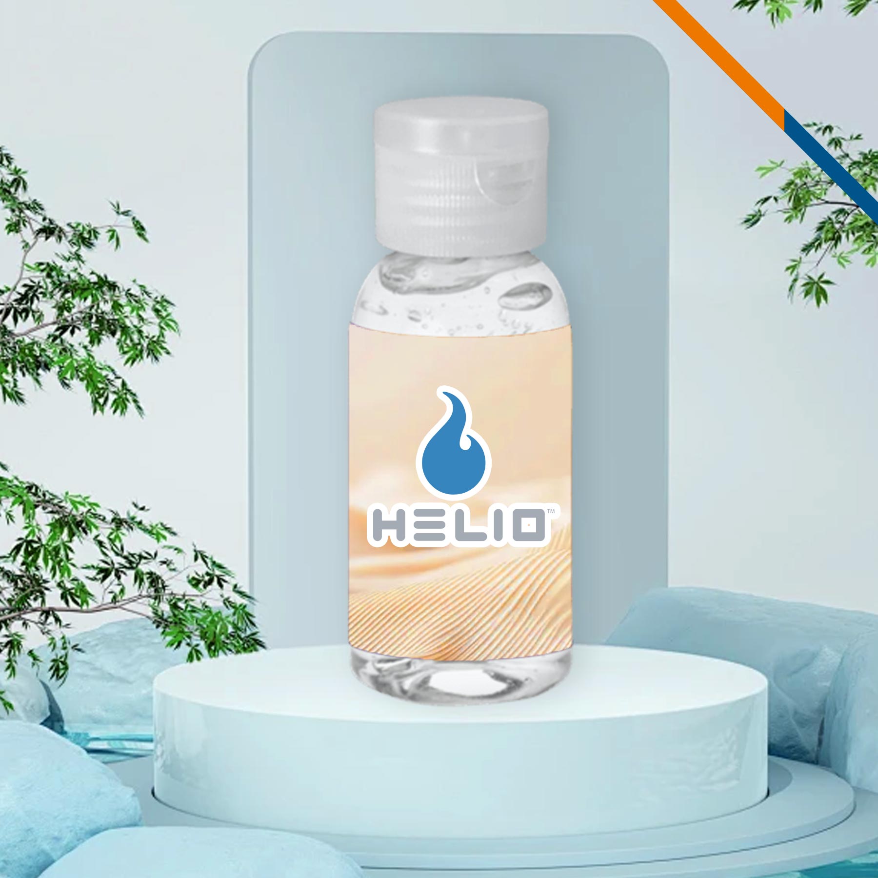 SanGo Clear Sanitizer In Round Bottle - 1 OZ. 5