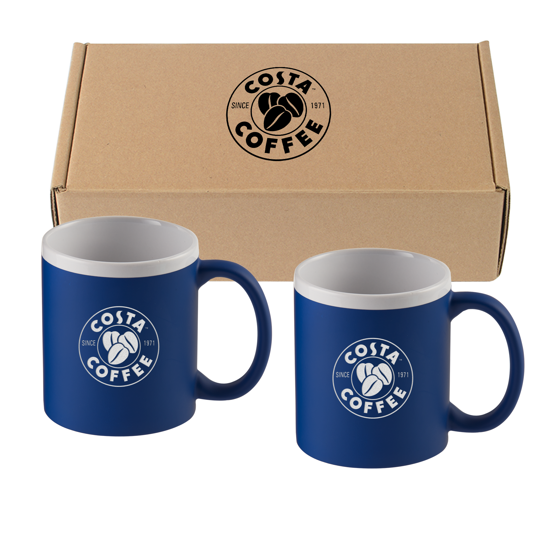 11 Oz. Sunrise Velvet-Touch Ceramic Coffee Mug Set 3