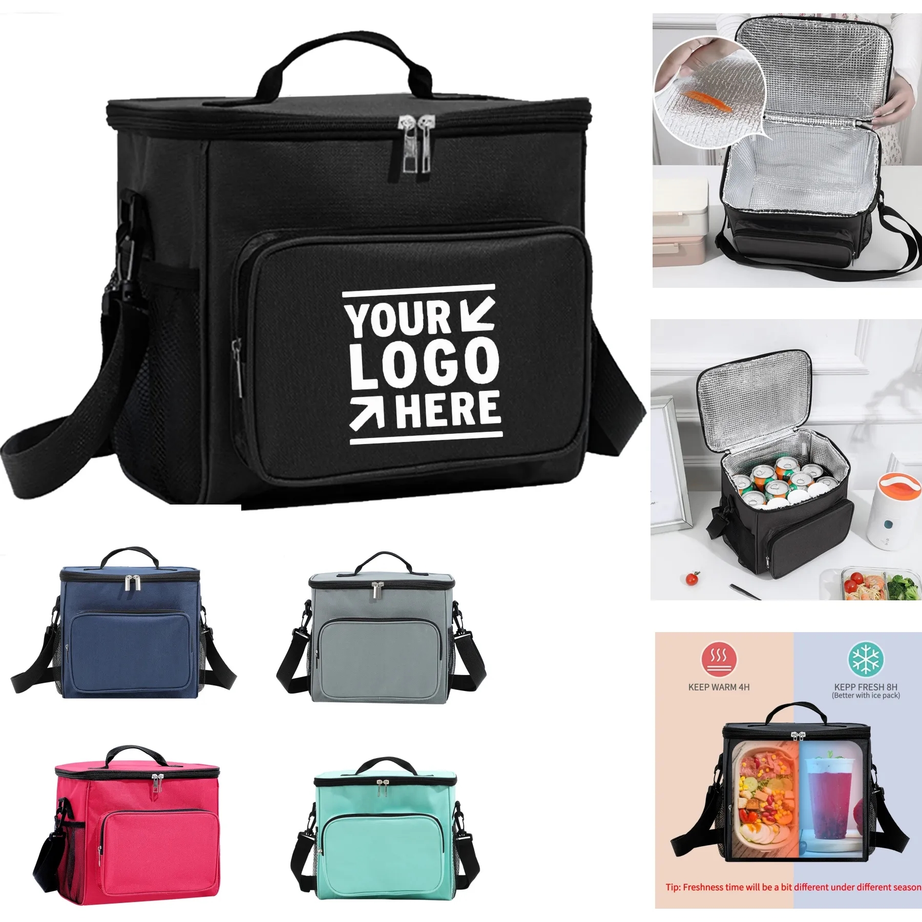 Large Insulated Lunch Bag 1