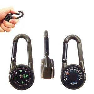 Versatile Carabiner Strap Bottle Holder With Compass Key Chain 6