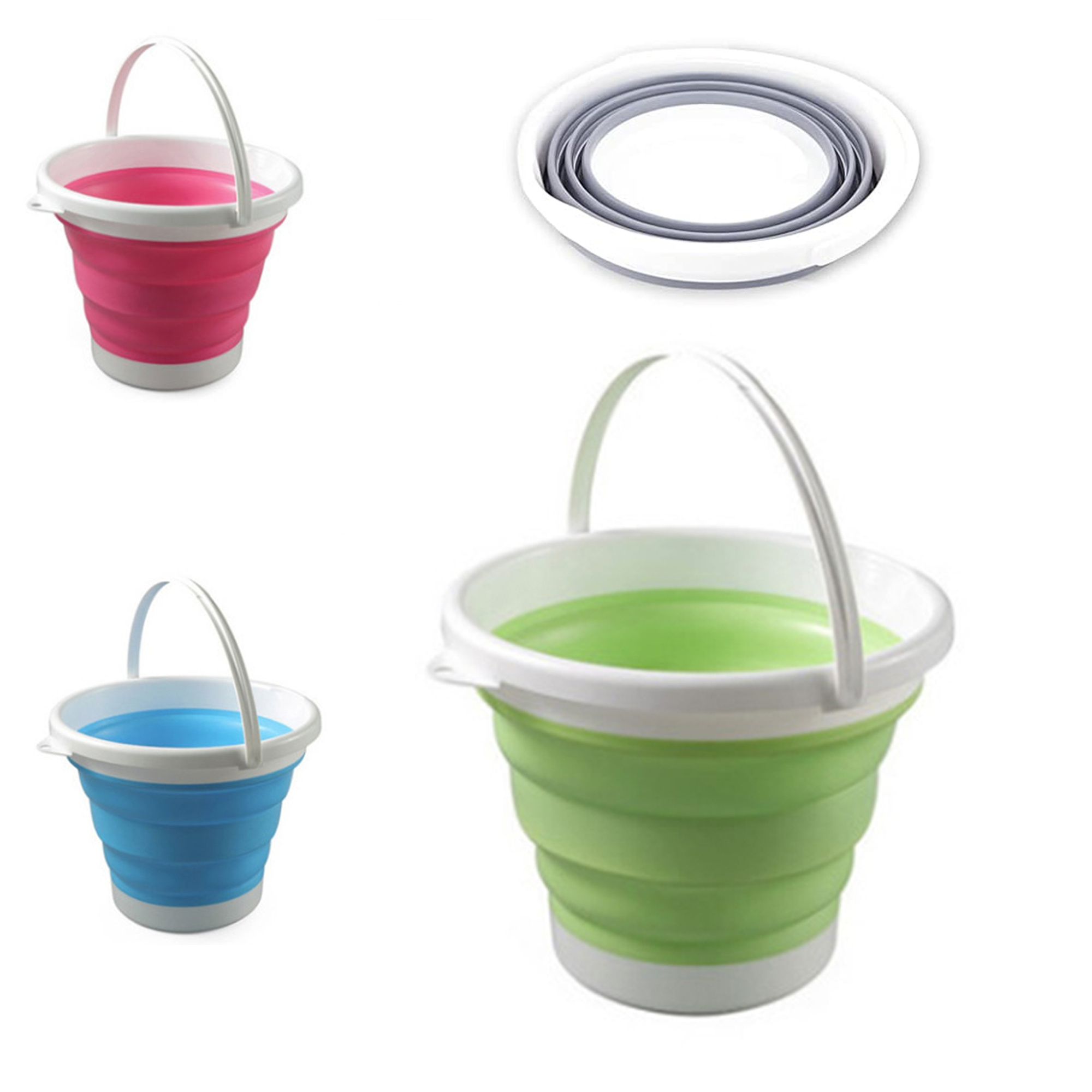 Portable 1000 OZ Collapsible Bucket 1