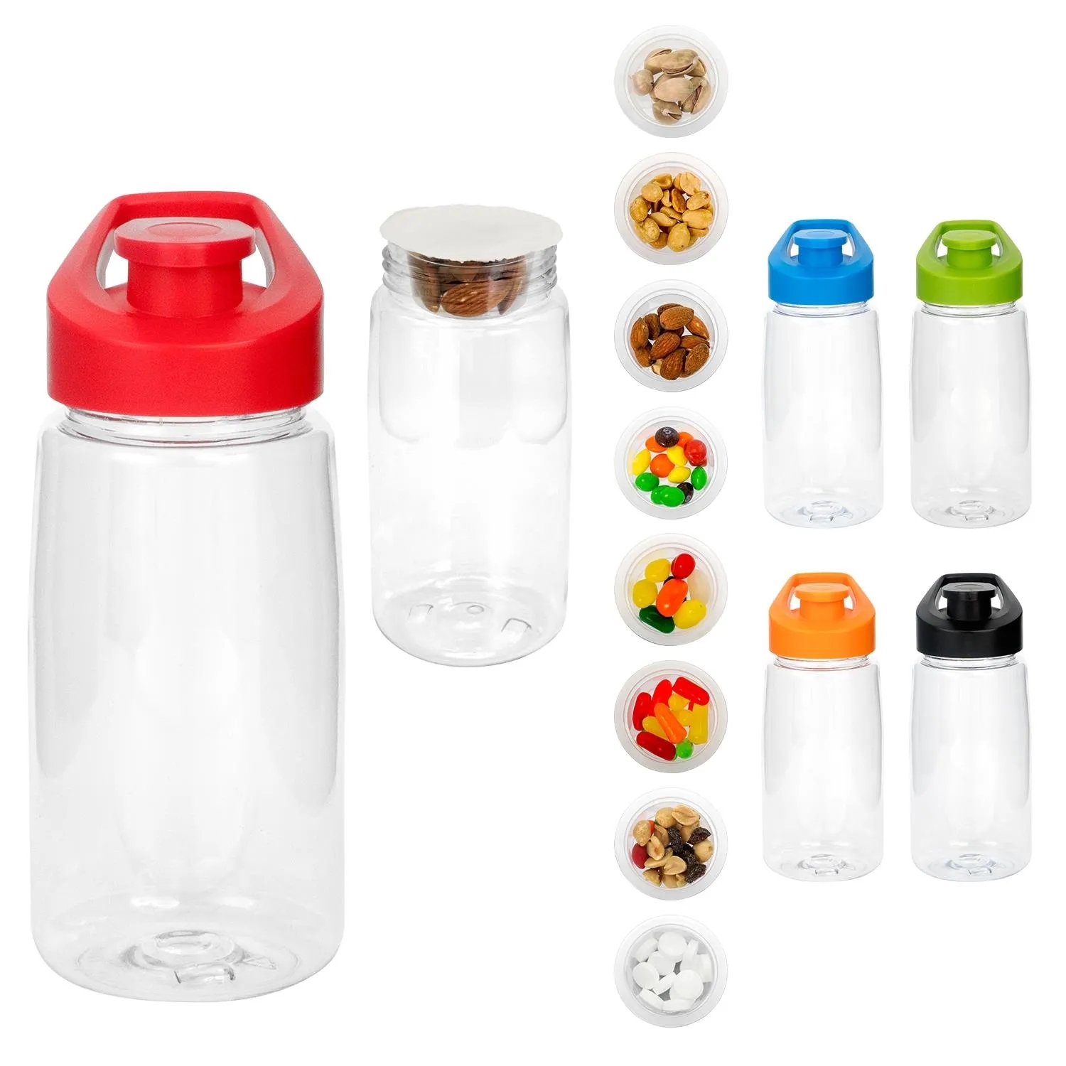 Easy Pour 18 oz. Recycled Snack Bottle 9