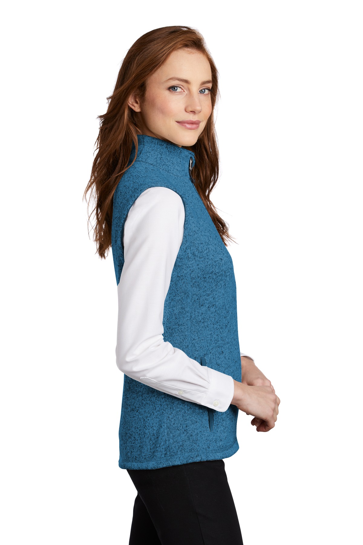 Port Authority Women's Sweater Fleece Vest L236 23