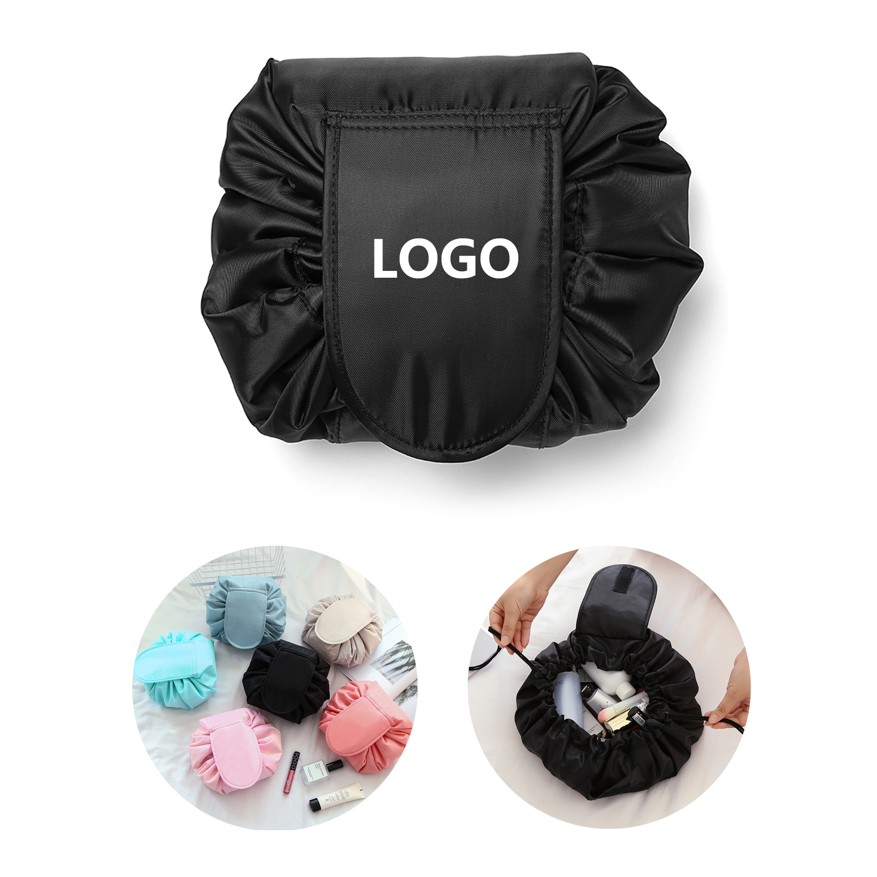 Drawstring Cosmetic Storage Bag 1