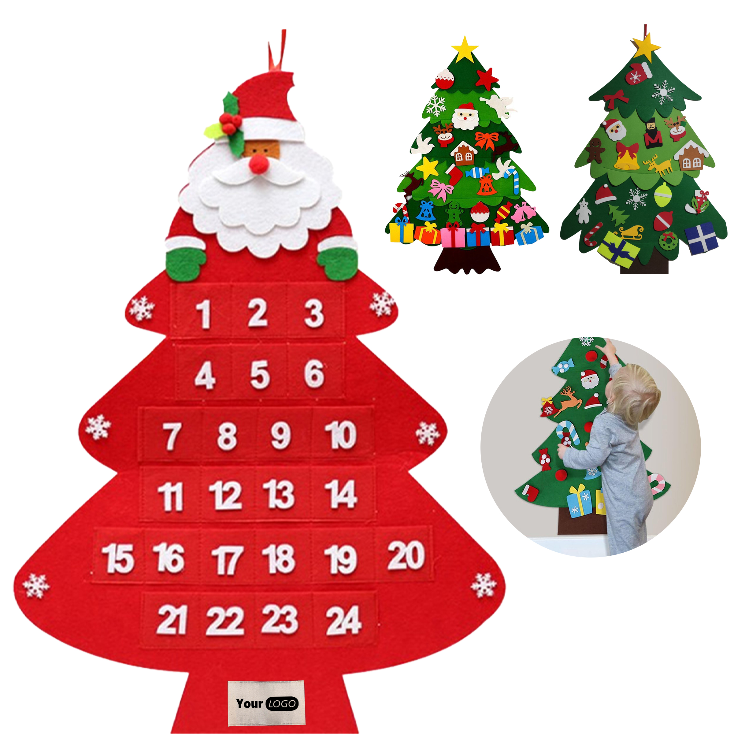 Felt Handmade 3D Christmas Decoration ?C Perfect For Diy Enthusiasts 2