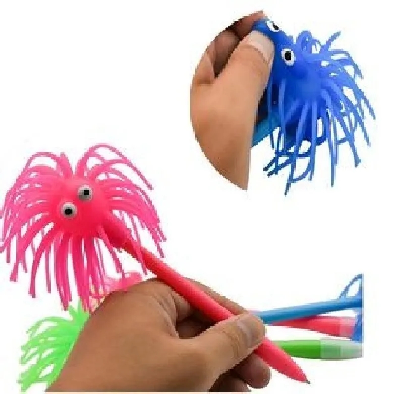 Cute Stress Relief Sea Urchin Shape Ballpoint Pens 1
