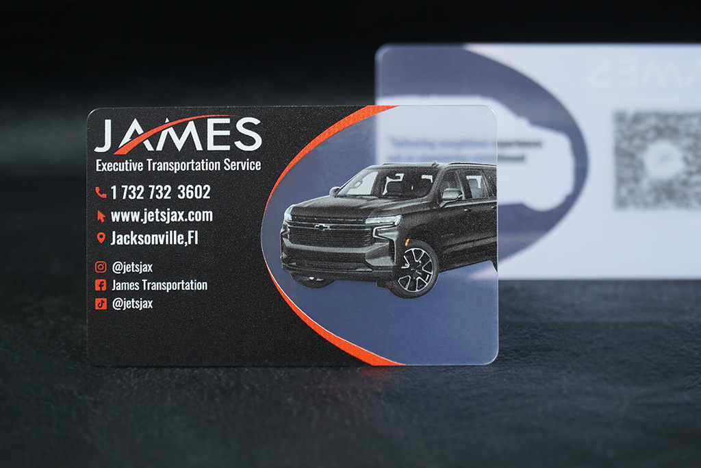 Quick Clear Plastic Business Cards 12