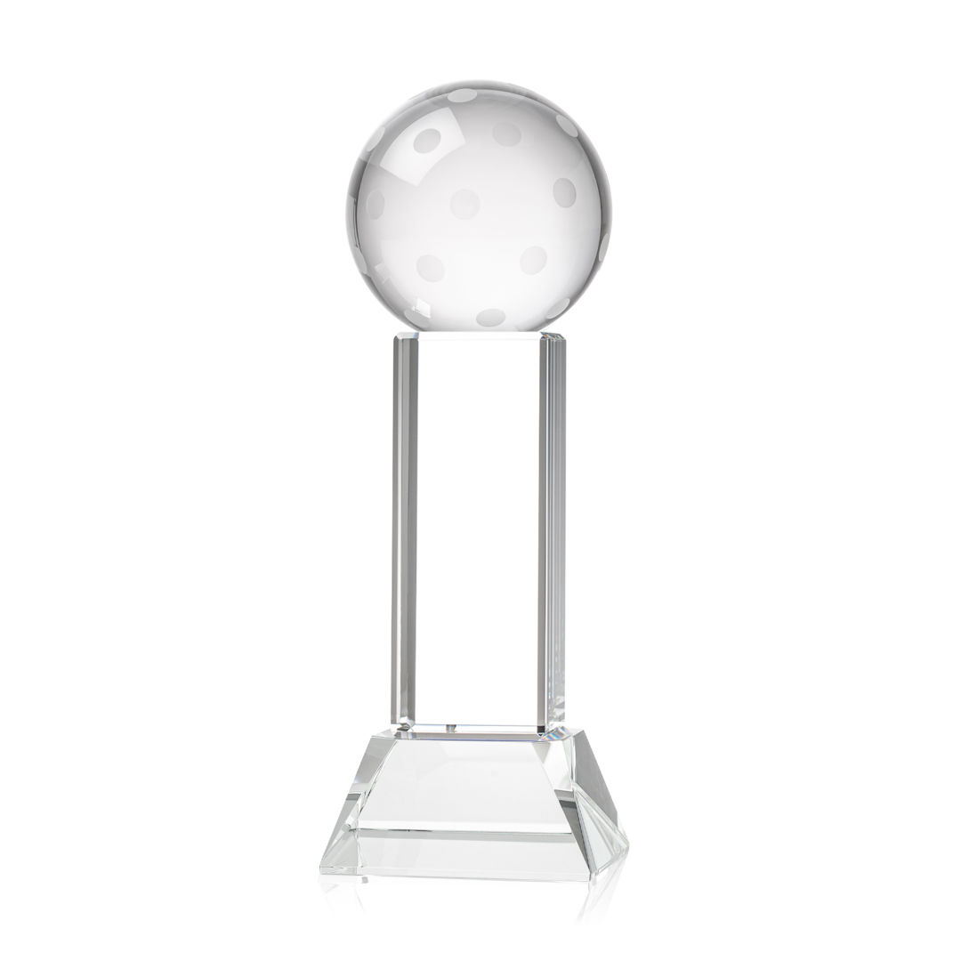 Pickleball VividPrint™ Award on Stowe Base - Clear 8