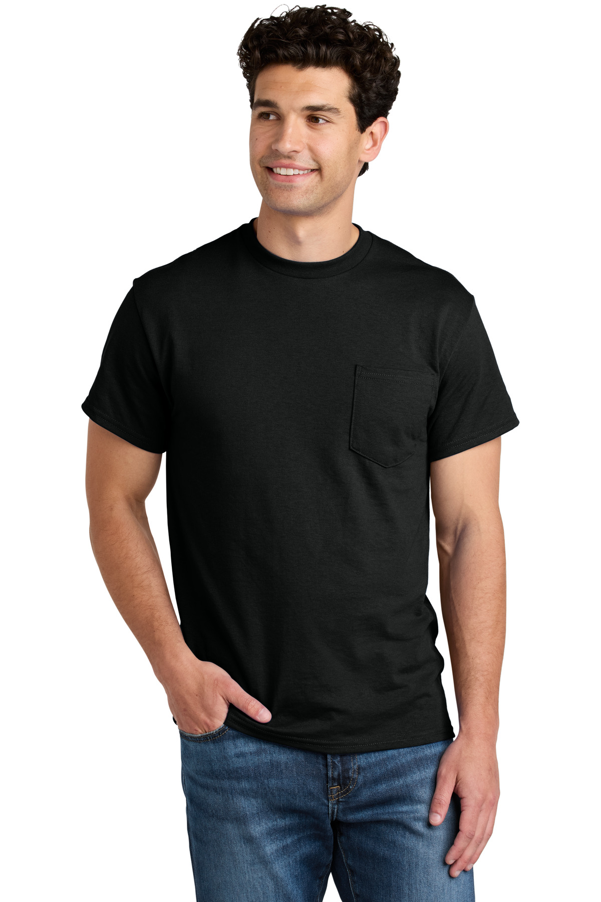 Gildan - DryBlend 50 Cotton/50 Poly Pocket T-Shirt. 8300 98