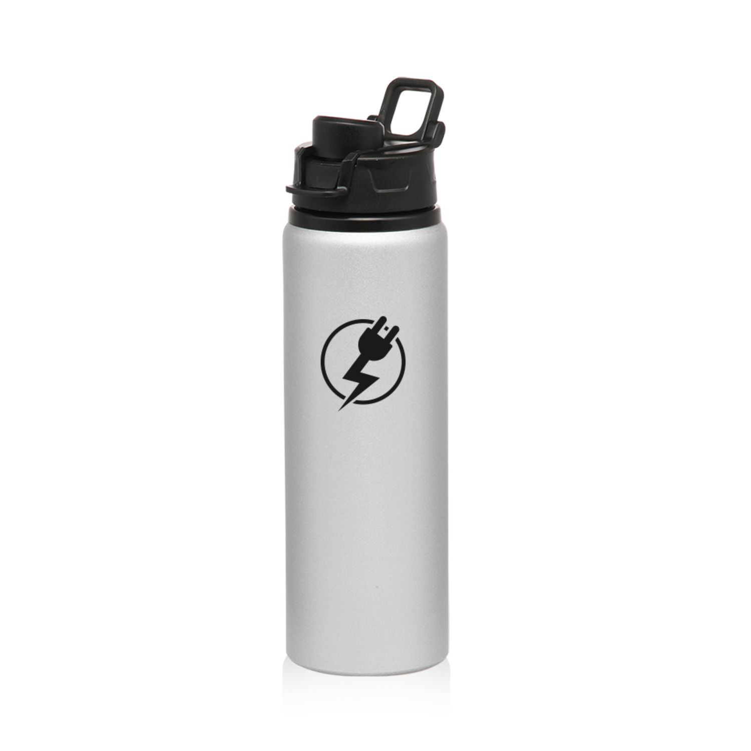 Aluminum Water Bottles - 25 oz Sports Bottle w/ Snap Lid, custom water bottle with logo imprint 3