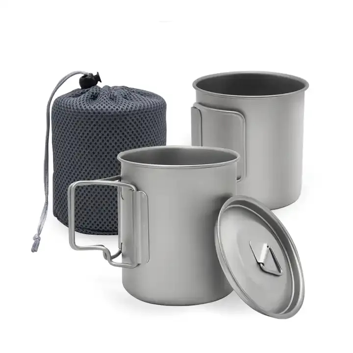 Everest Ultralight Titanium Camping Mug (12oz/14oz/16oz) 4