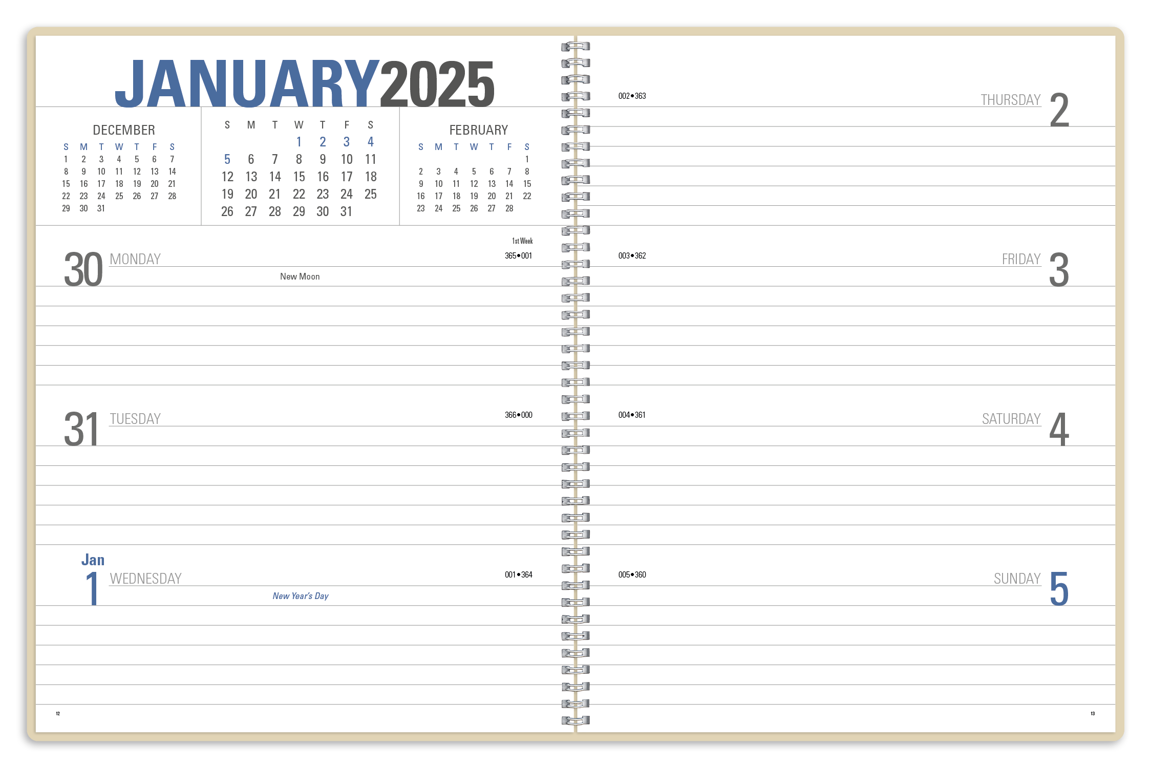Triumph® Calendars Classic Weekly Planner 1