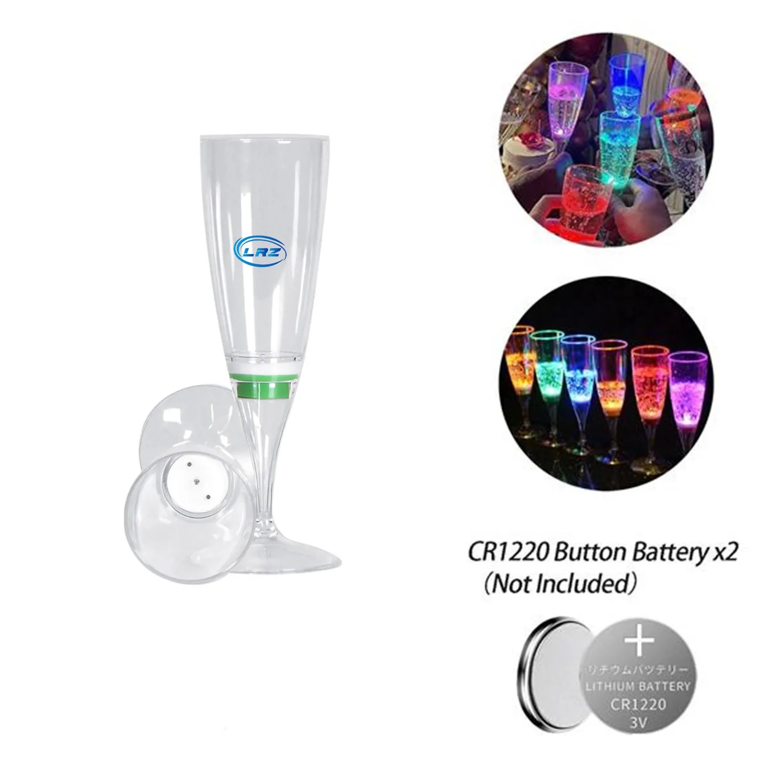 10oz Lighted Led Wine Glass 1