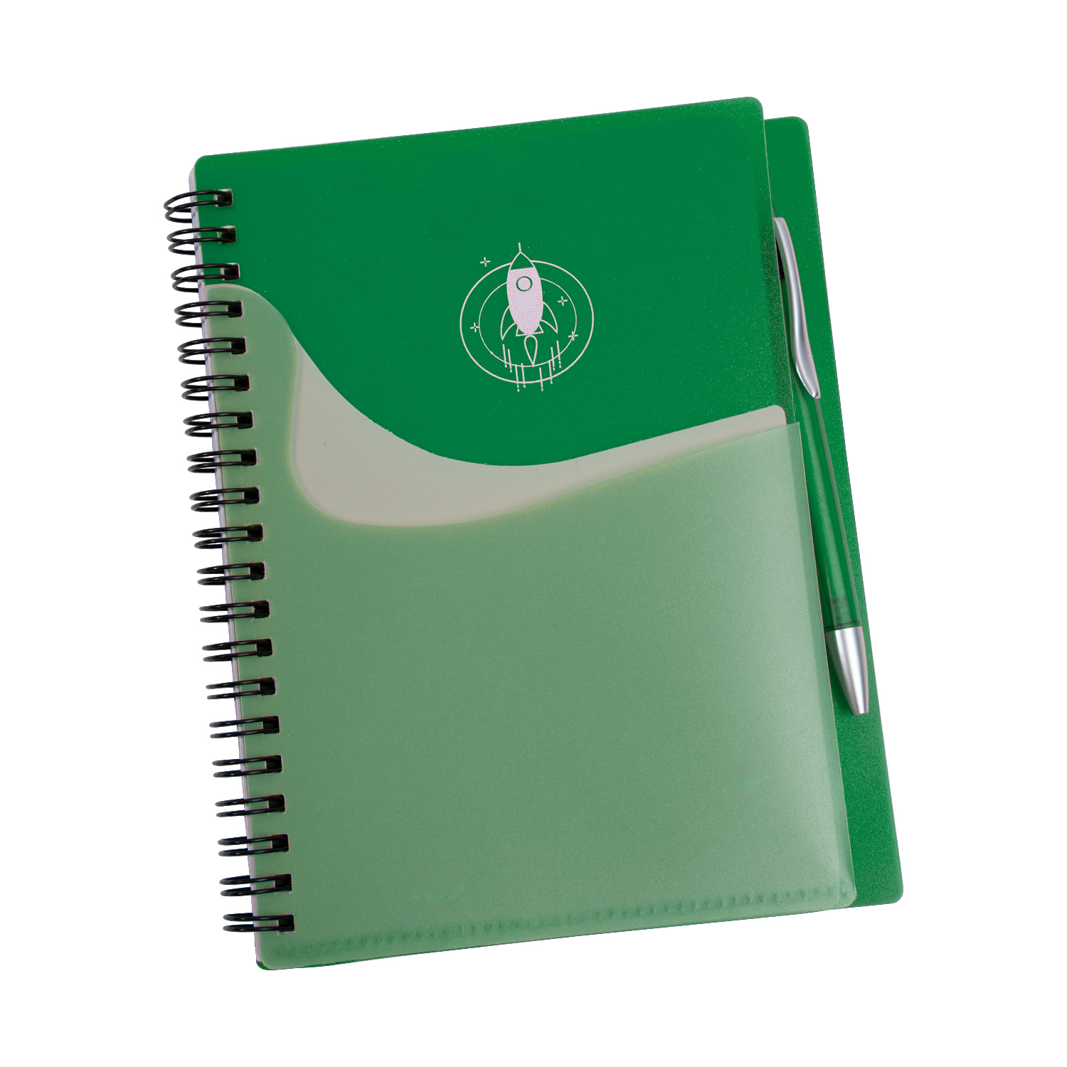 Travel Buddy Spiral Notebook (1 Color Imprint) 3