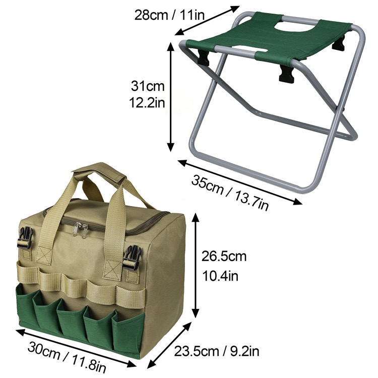 Folding Garden Tool Stool 14