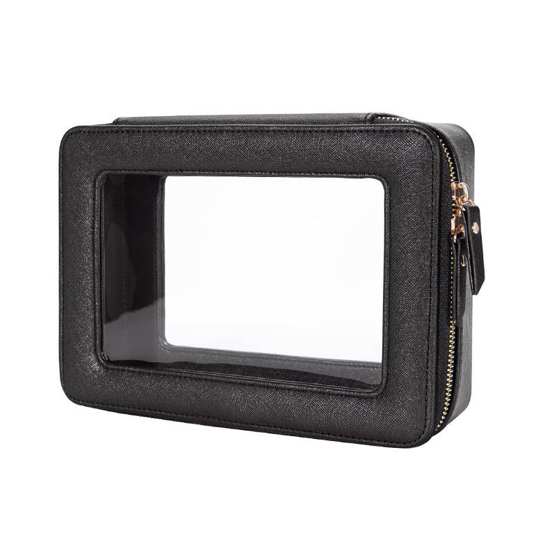 Clear and Waterproof Portable Travel Makeup Bag 4