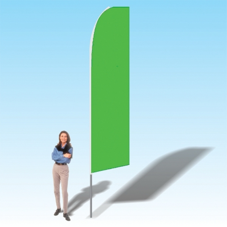 15FT Green Advertising Banner Flag 2