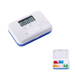 4 Compartment Medicine Pill Case With Alarm Reminder 11