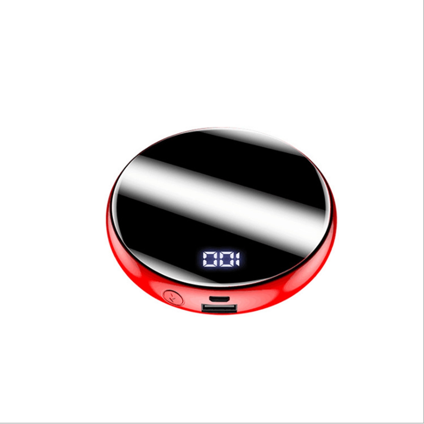 10000 mAh Round Mirror Power Bank 2