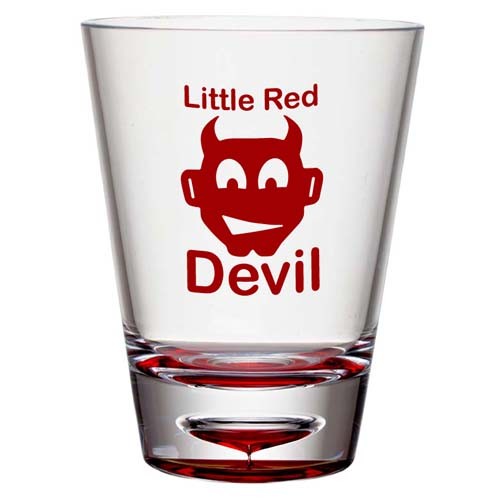 14 oz. Acrylic "Bubble Accent" Rocks Glass Tumbler 2