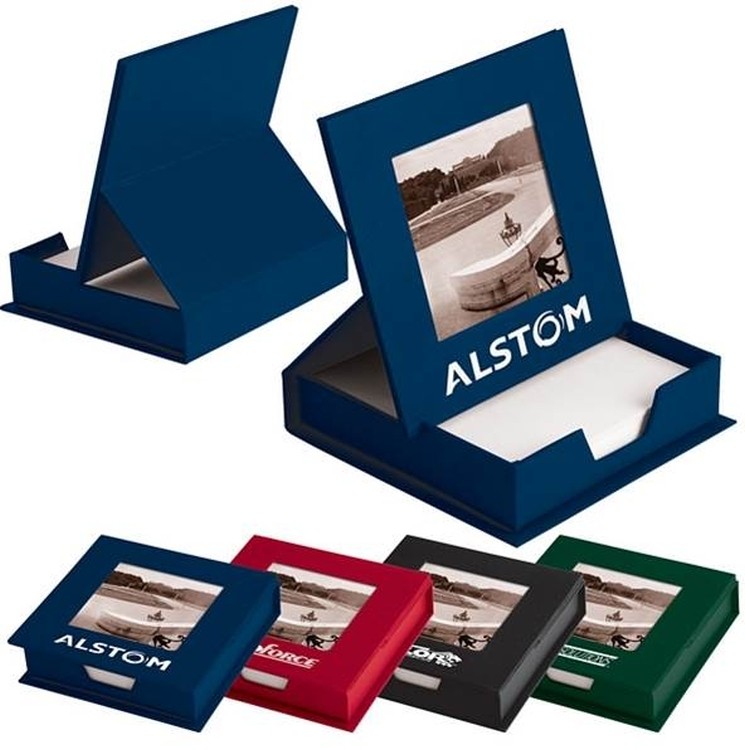 Photo Box with Memo Pad Holder Note Box 1