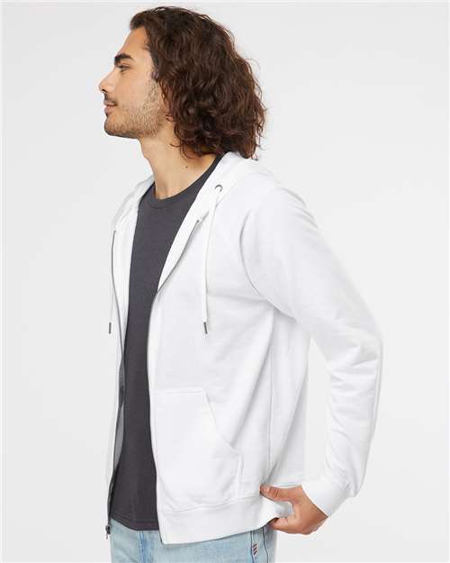 Unisex Icon Lightweight Loopback Terry Full-Zip Hooded Sweatshirt - SS1000Z 10