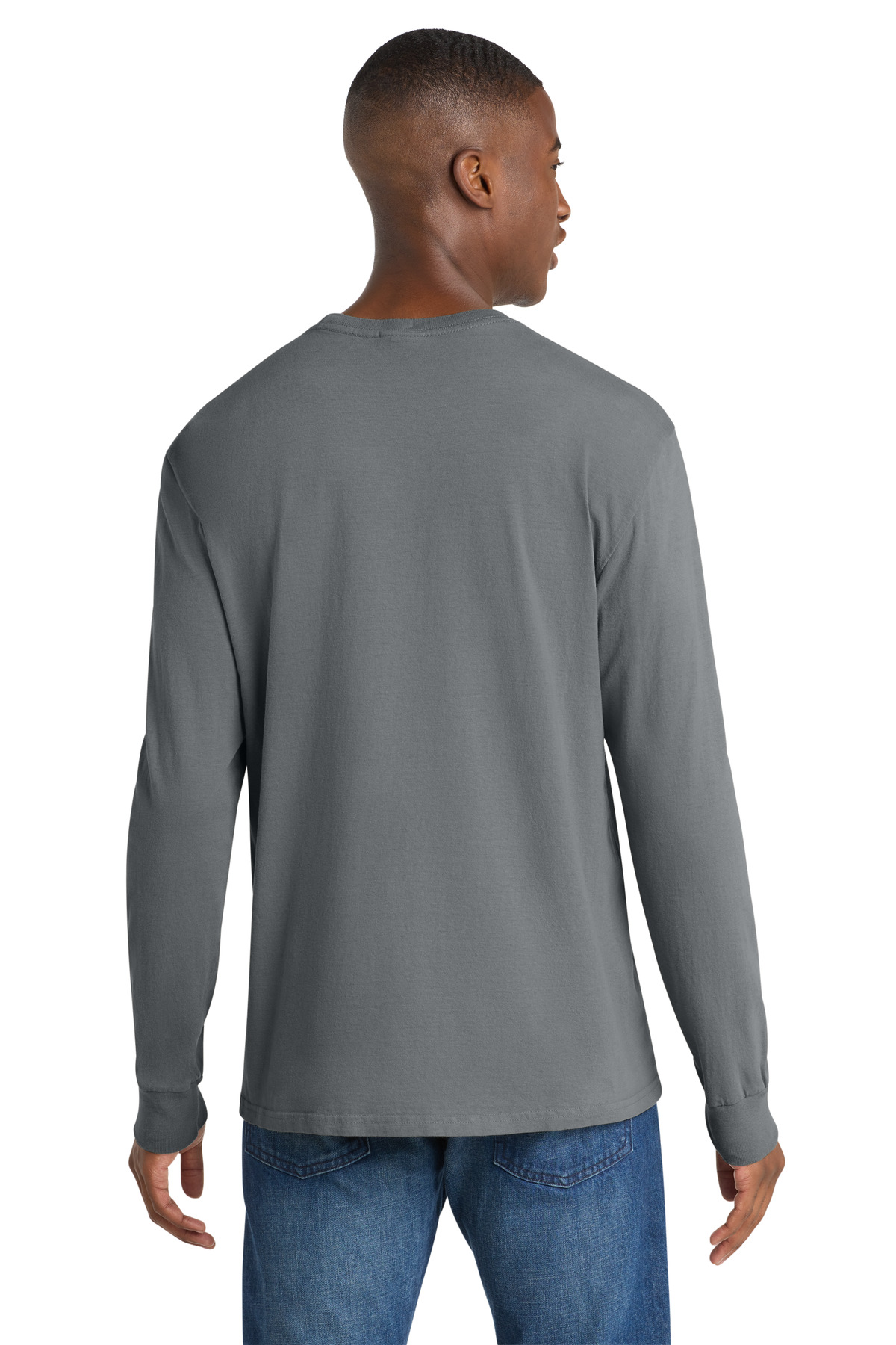 Port & Co Beach Wash Garment-Dyed Long Sleeve Tee PC099LS 90