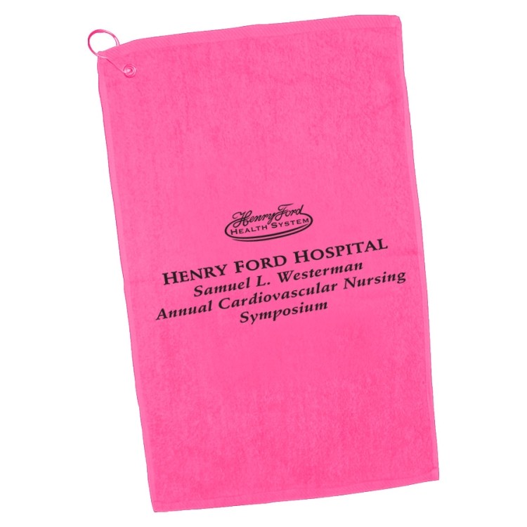 Colored Hand Towel Hemmed 21
