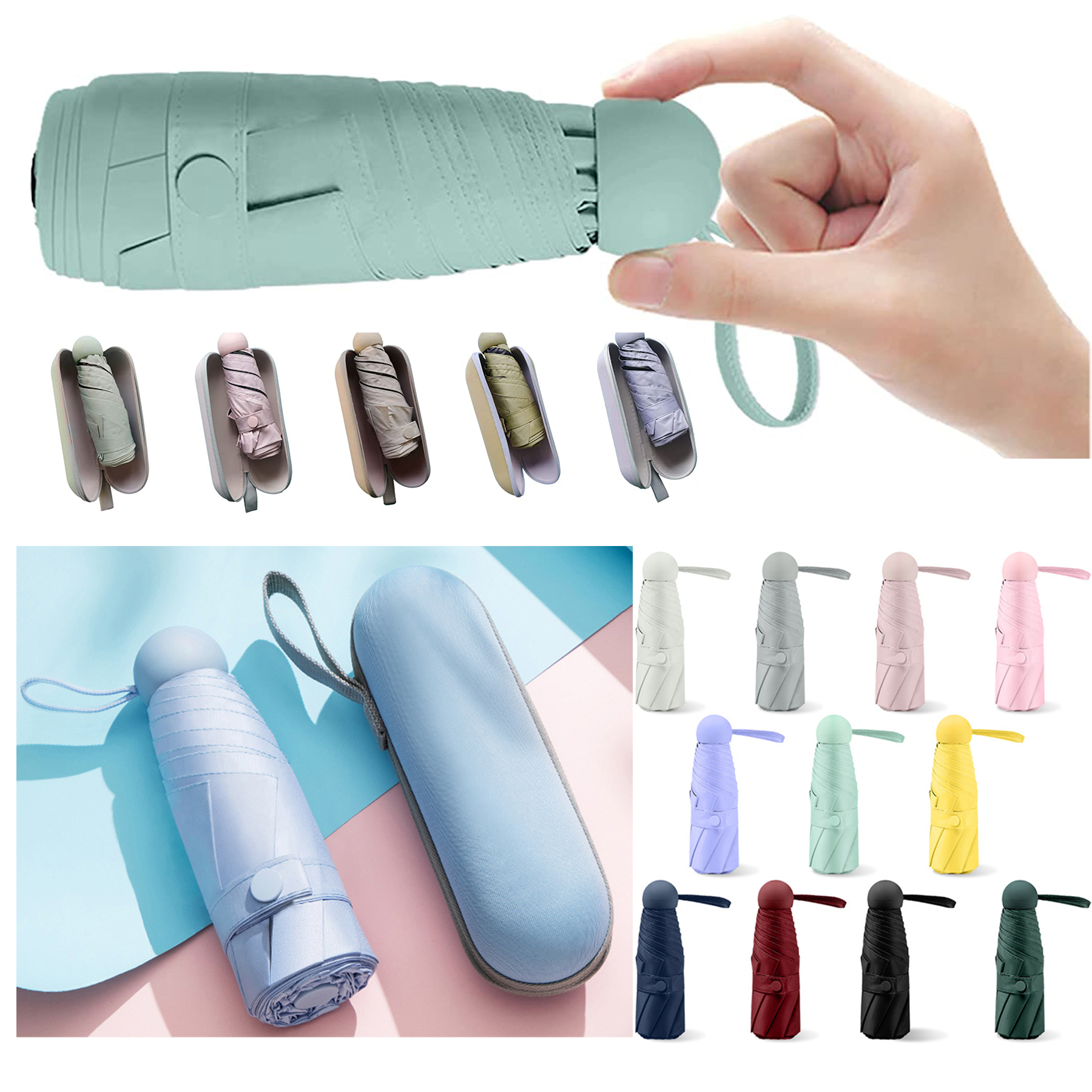 Travel Mini Umbrella for Purse