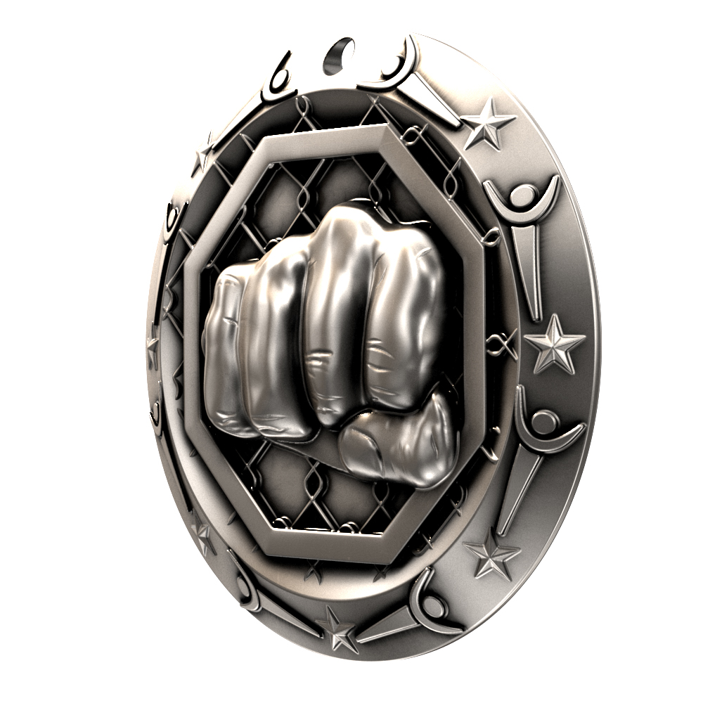 MMA World Class Medallion (3") 1