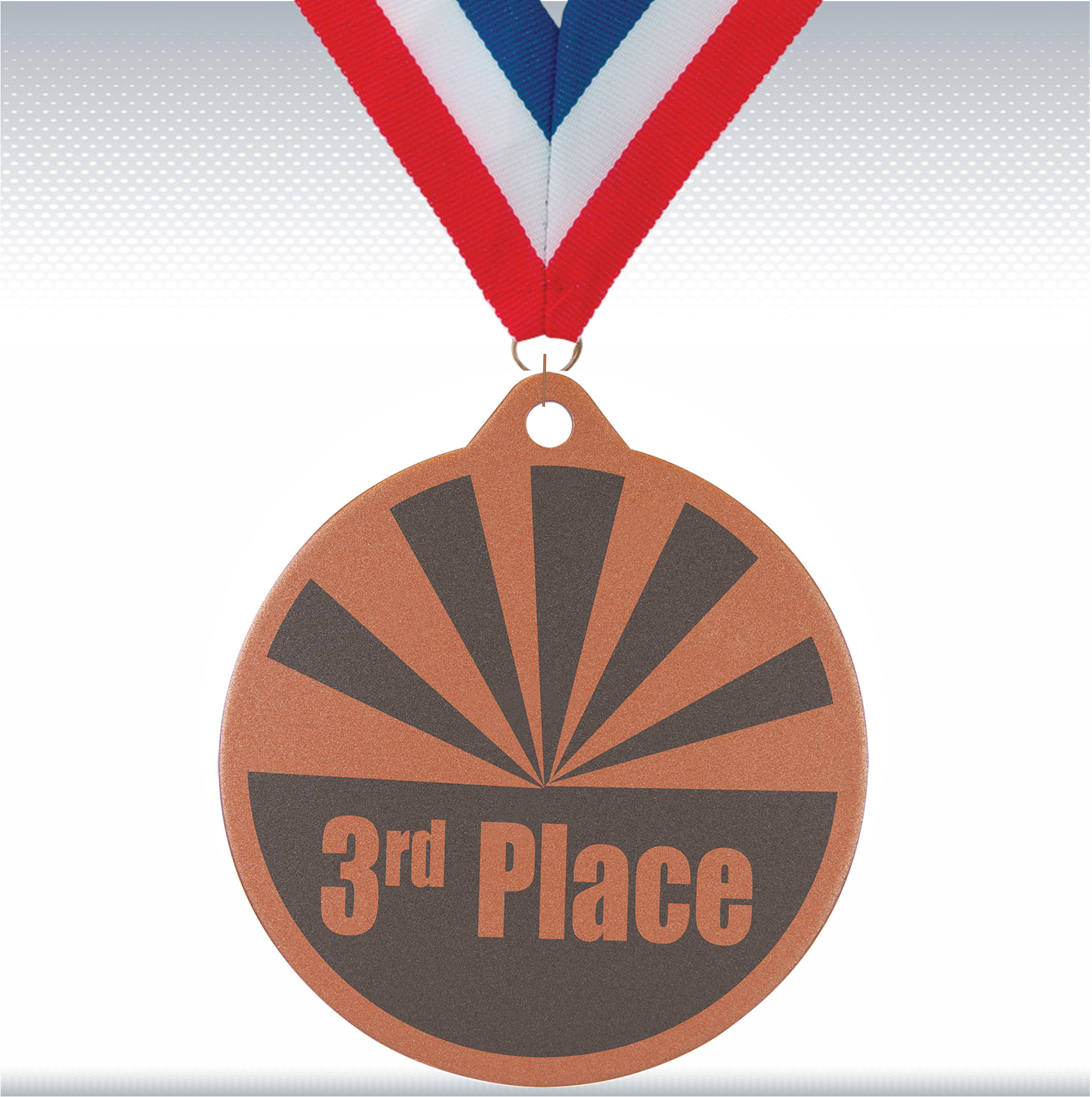 2" Bronze Laserable Medal 11