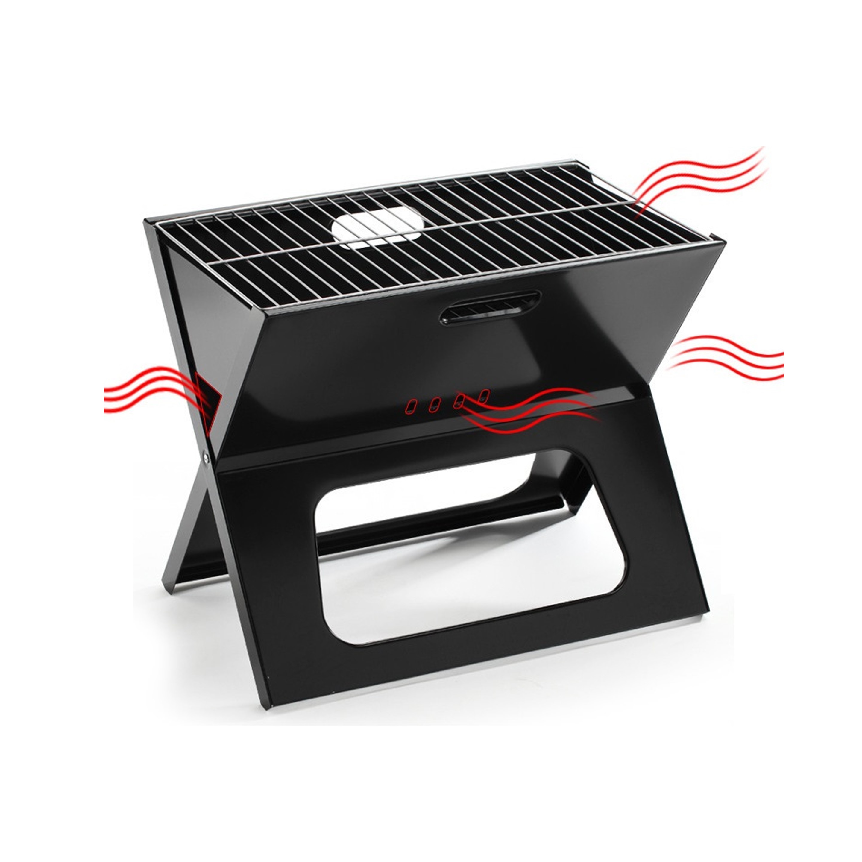 Foldable X-shape Charcoal Grill Medium Size - OCEAN 5