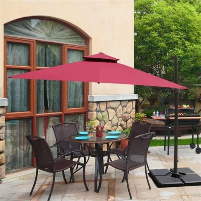 Outdoor Patio Square Umbrella 6